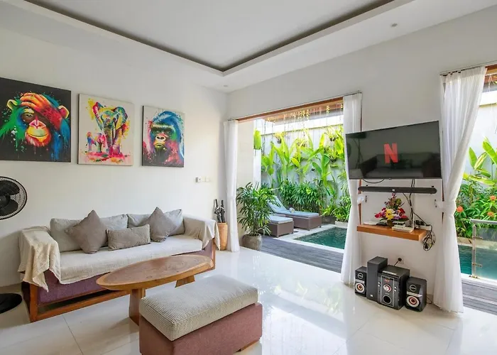 Bali Blue Ii - Two-bedroom Tropical Garden Pool Walking Distance From Villa Seminyak (Bali)
