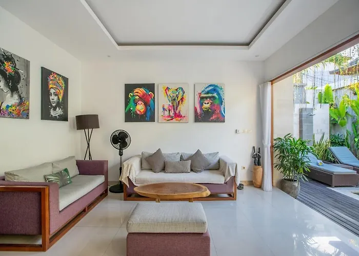 Bali Blue Ii - Two-bedroom Tropical Garden Pool Walking Distance From Villa