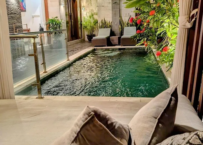 Bali Blue Ii - Two-bedroom Tropical Garden Pool Walking Distance From Villa Seminyak (Bali)